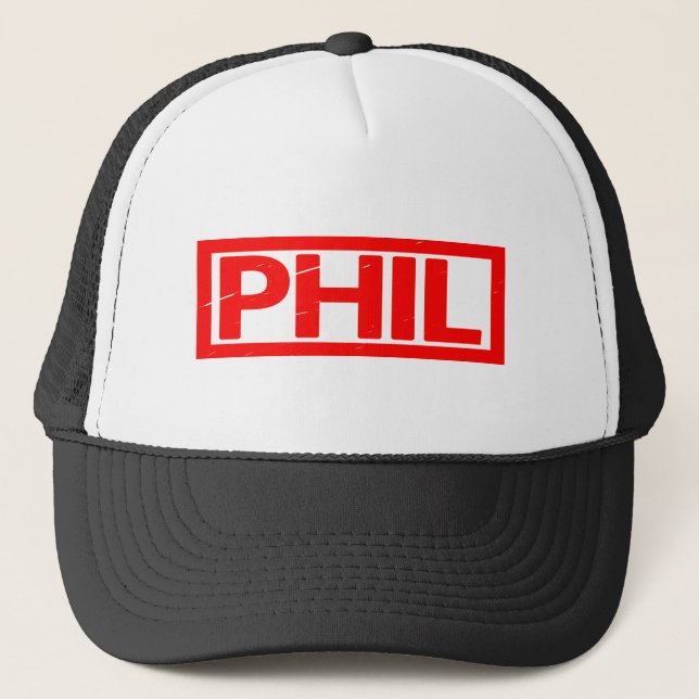 Casquette Timbre Phil (Devant)