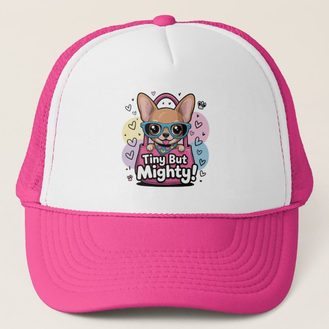 Casquette Tiny but Mighty Chihuahua  Women's Hoodies & Sweat (Devant)