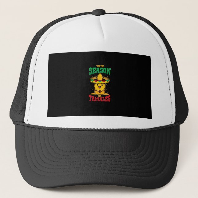 Casquette Tis Season For Tamales Mexican Christmas Holiday (Devant)