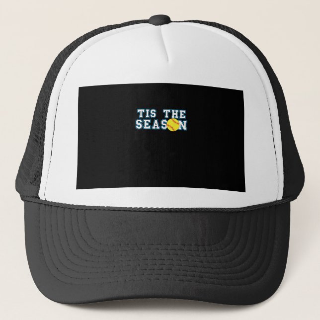 Casquette Tis The Season Softball Coach Creative Casual (Devant)