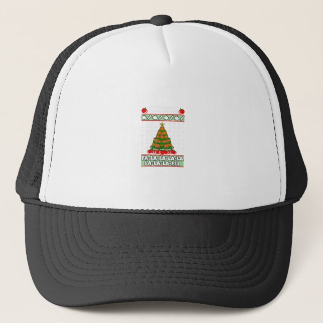 Casquette Tis The Season To Vegan Christmas Pajama X-Mas Veg (Devant)
