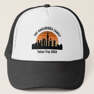 Casquette Tokyo Japon Sunset vacances personnalisées
