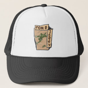 Casquette Tom and Jerry On A Tan Couch
