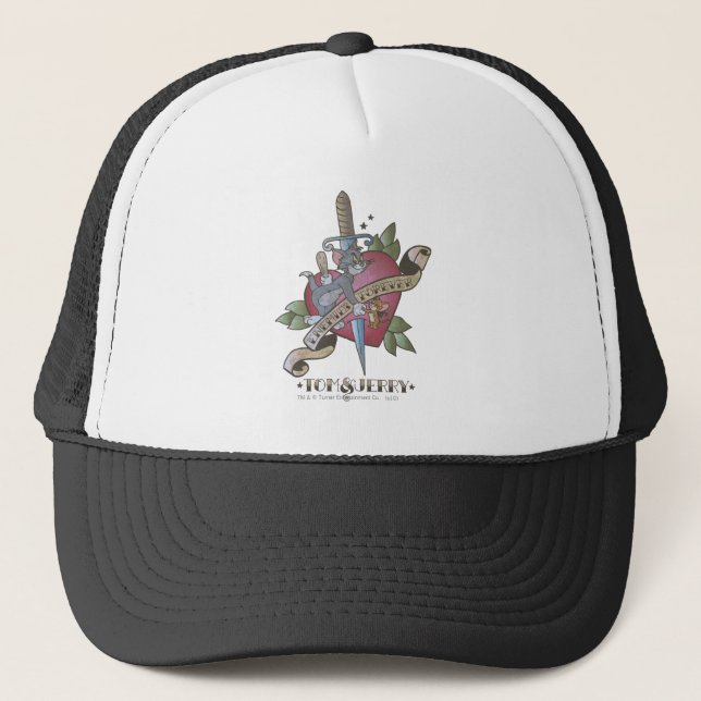 Casquette Tom et Jerry Ennemies pour toujours 2 (Devant)