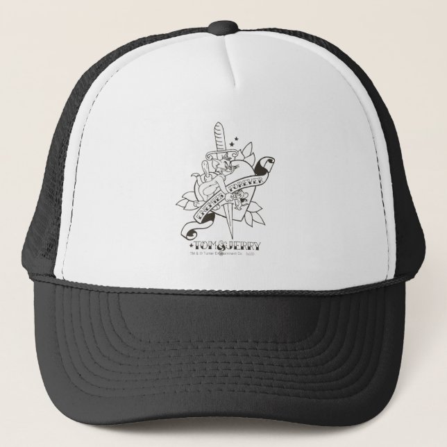 Casquette Tom et Jerry Ennemis pour toujours 1 (Devant)