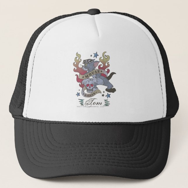 Casquette Tom Souris Tueur Tatouage 2 (Devant)