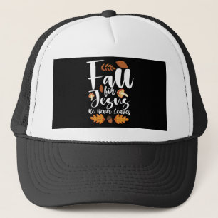 Casquette Tombez amoureux de Jésus, il ne quitte jamais l'Ac