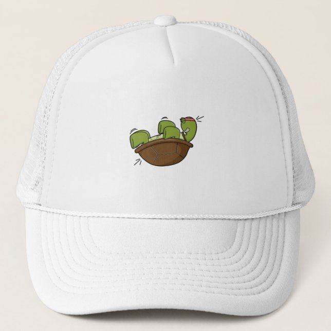 Casquette Tortue à l'exercice pour les muscles abdominaux (Devant)
