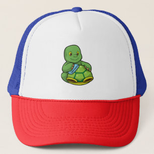 Casquette Tortue avec coquille et chiffon de nettoyage