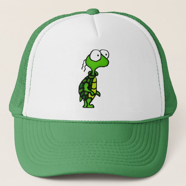Casquette Tortue de bande dessinée (Devant)