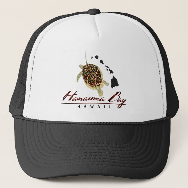 Casquette Tortue Hawaï de la baie de Hanauma (Devant)