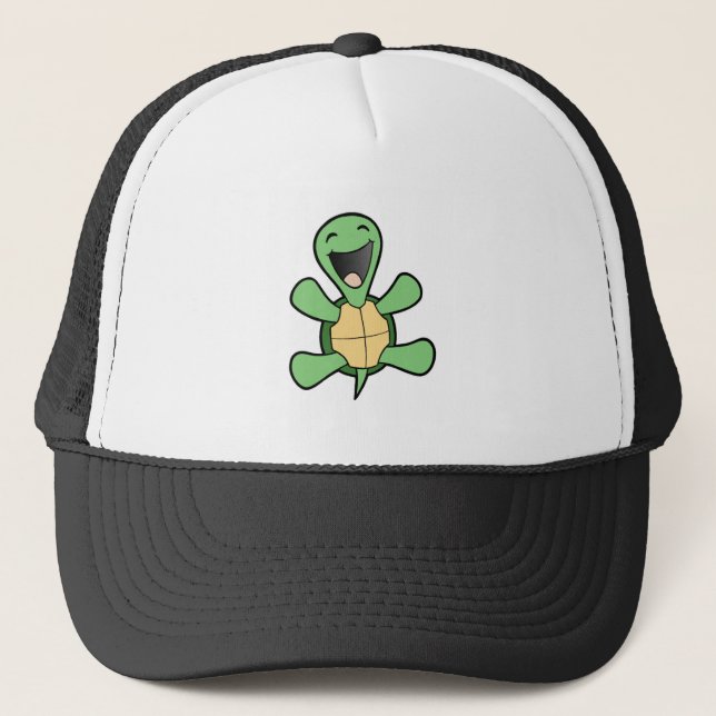 Casquette Tortue heureuse (Devant)