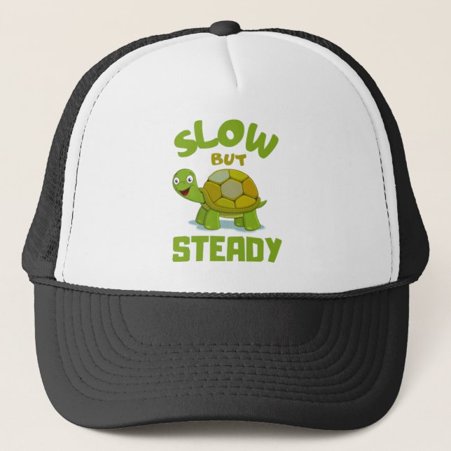 Casquette tortue tortue lente mais stable (Devant)