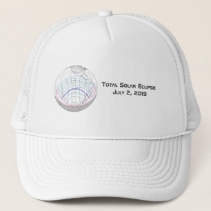 Casquette Total Solaire Eclipse 2019 Global Path