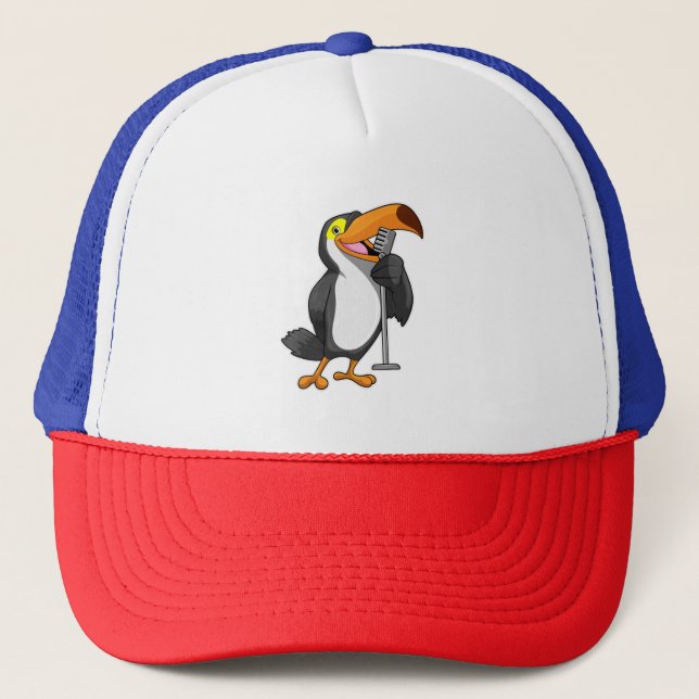Casquette Toucan at Music with Microphone (Devant)