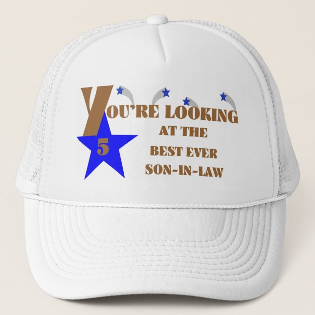 casquette toujours cinq étoiles du beau-fils (Devant)