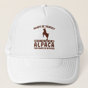 Casquette Toujours être un Alpaca