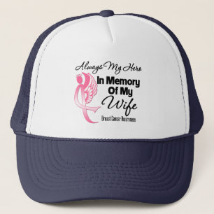 Casquette Toujours Mon Héros En Mémoire Femme - Cancer du Se