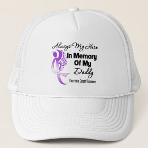Casquette Toujours Mon Héros En Mémoire Papa - Cancer Pancré