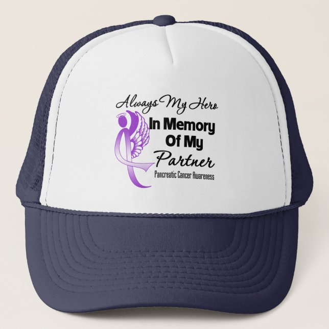 Casquette Toujours Mon Héros En Mémoire Partenaire - Pancrea (Devant)