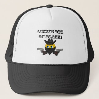 Casquette Toujours pari sur le noir