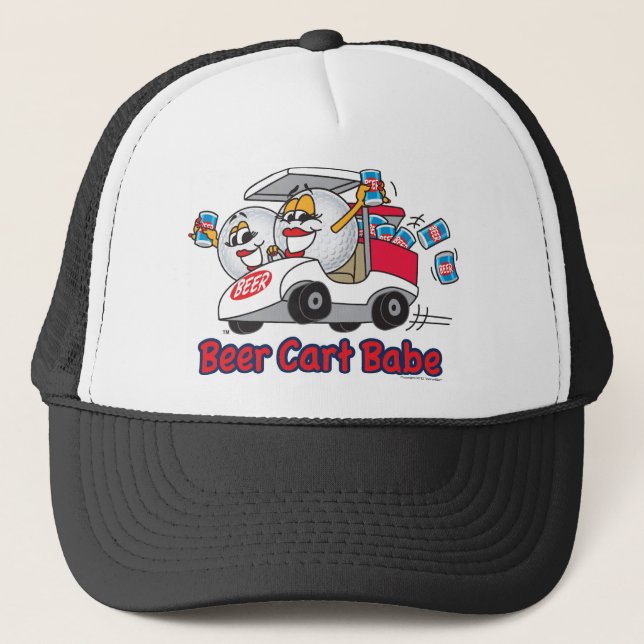 Casquette Tournoi de golf de bébé de chariot de bière (Devant)