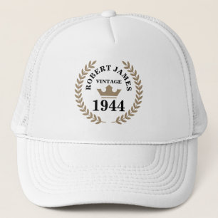 Casquette Tous âges de fête d'anniversaire Vintage