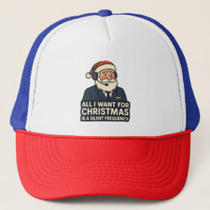 Casquette Tout ce que je veux pour Noël est une fréquence cl