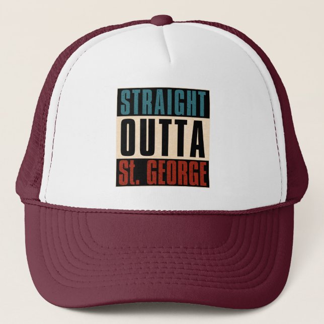 Casquette Tout droit en direction de St. George Utah UT (Devant)