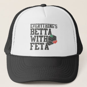 Casquette Tout est Betta avec fromage Feta style grec