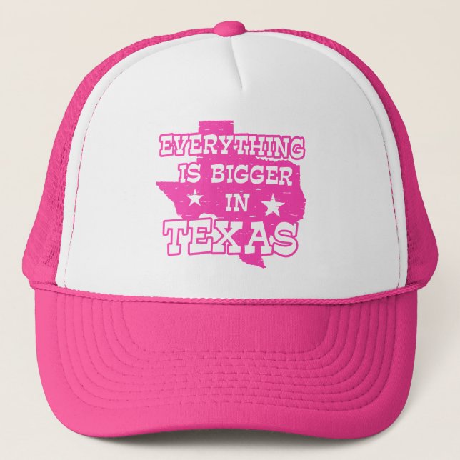 Casquette Tout est plus grand au Texas (Devant)