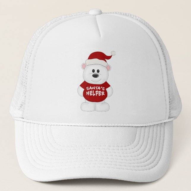 Casquette Tout simplement adorable Noël Teddy Bear Art (Devant)