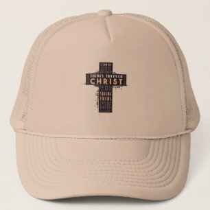 Casquette Toutes les choses à travers Christ Cross