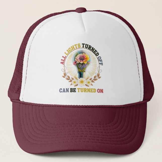 Casquette Toutes Les Lumières Éteintes Peuvent Être Activées (Devant)