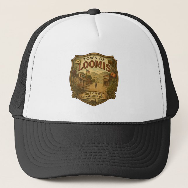 Casquette Town of Loomis (Post Office Established 1861) (Devant)