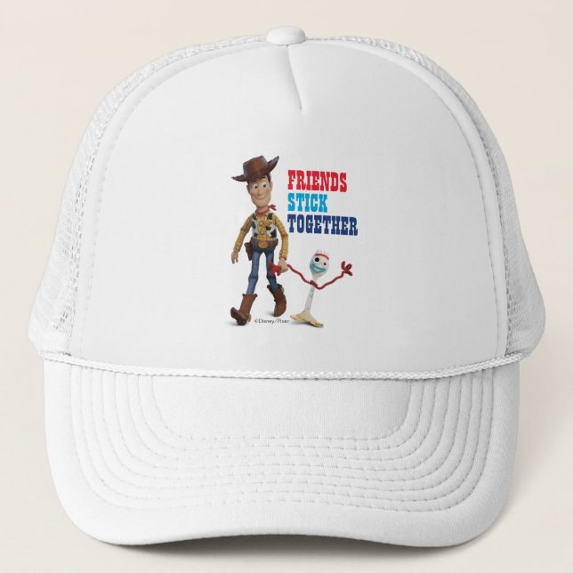 Casquette Toy Story 4 | Woody & Forky Walking Together (Devant)