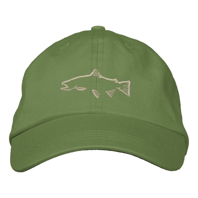 Casquette Tracker Trout - Olive (Devant)