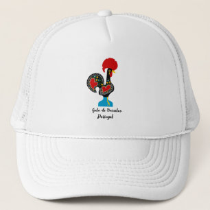Casquette Traditional Rooster of Portugal in black 