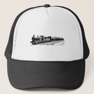 Casquette Train vintage - Noir
