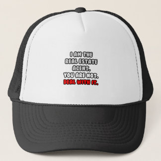 Casquette Traiter Avec Elle ... Agent immobilier drôle