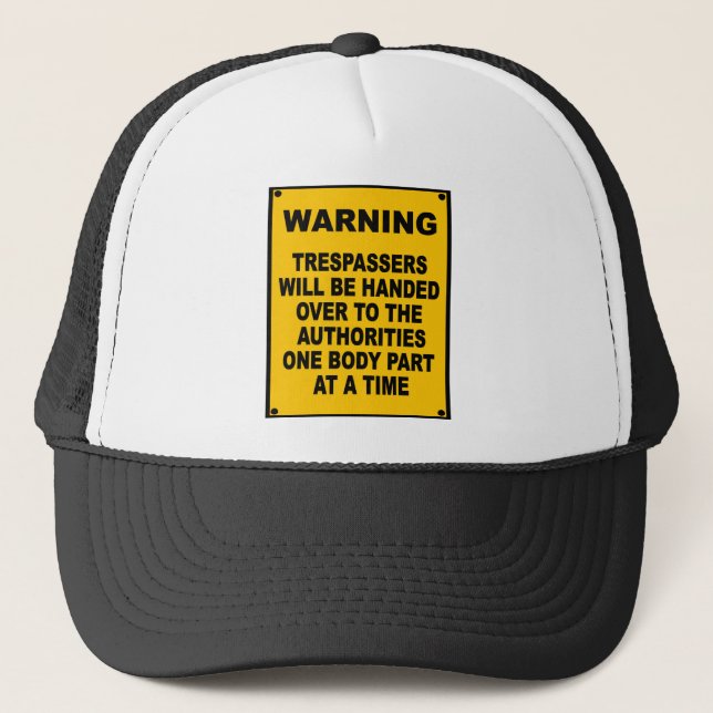 Casquette Transgresseurs d'avertissement (Devant)