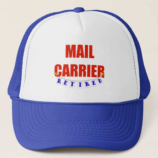CASQUETTE TRANSPORTEUR DE COURRIER RETIRÉ (Devant)