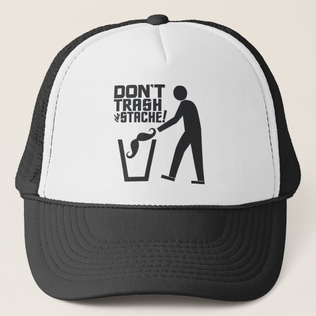 Casquette Trash Stache (Devant)