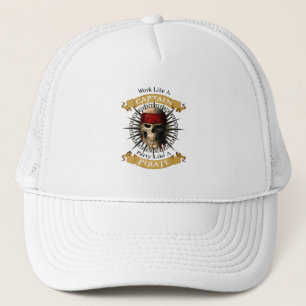 Casquette Travailler Comme Une Partie De Capitaine Comme Un 