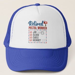 Casquette Travailleur de poste retraité Mailman Retraite