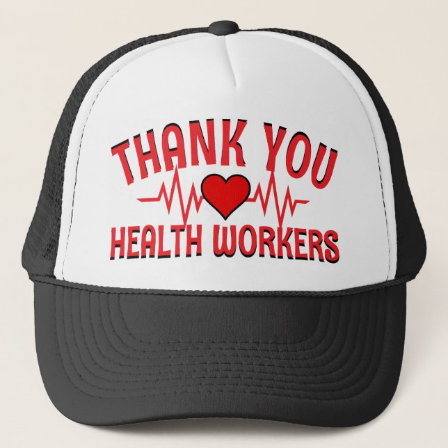 Casquette Travailleurs de la santé du Merci (Devant)