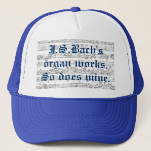 Casquette Travaux d'organe de J.S.bach