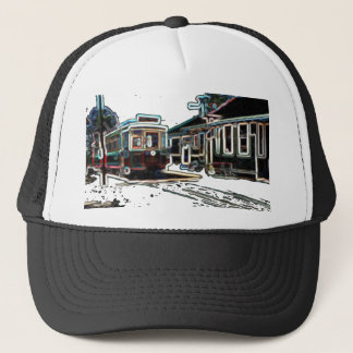Casquette TRC Neon trcar à sten Black Trucker Hat