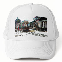 TRC Neon trcar à sten White Trucker Hat