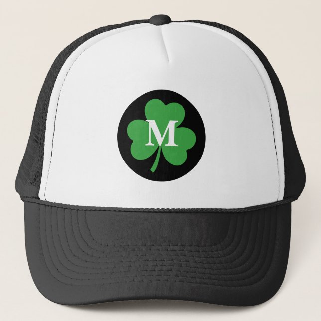 Casquette Trèfle vert monogramme (Devant)